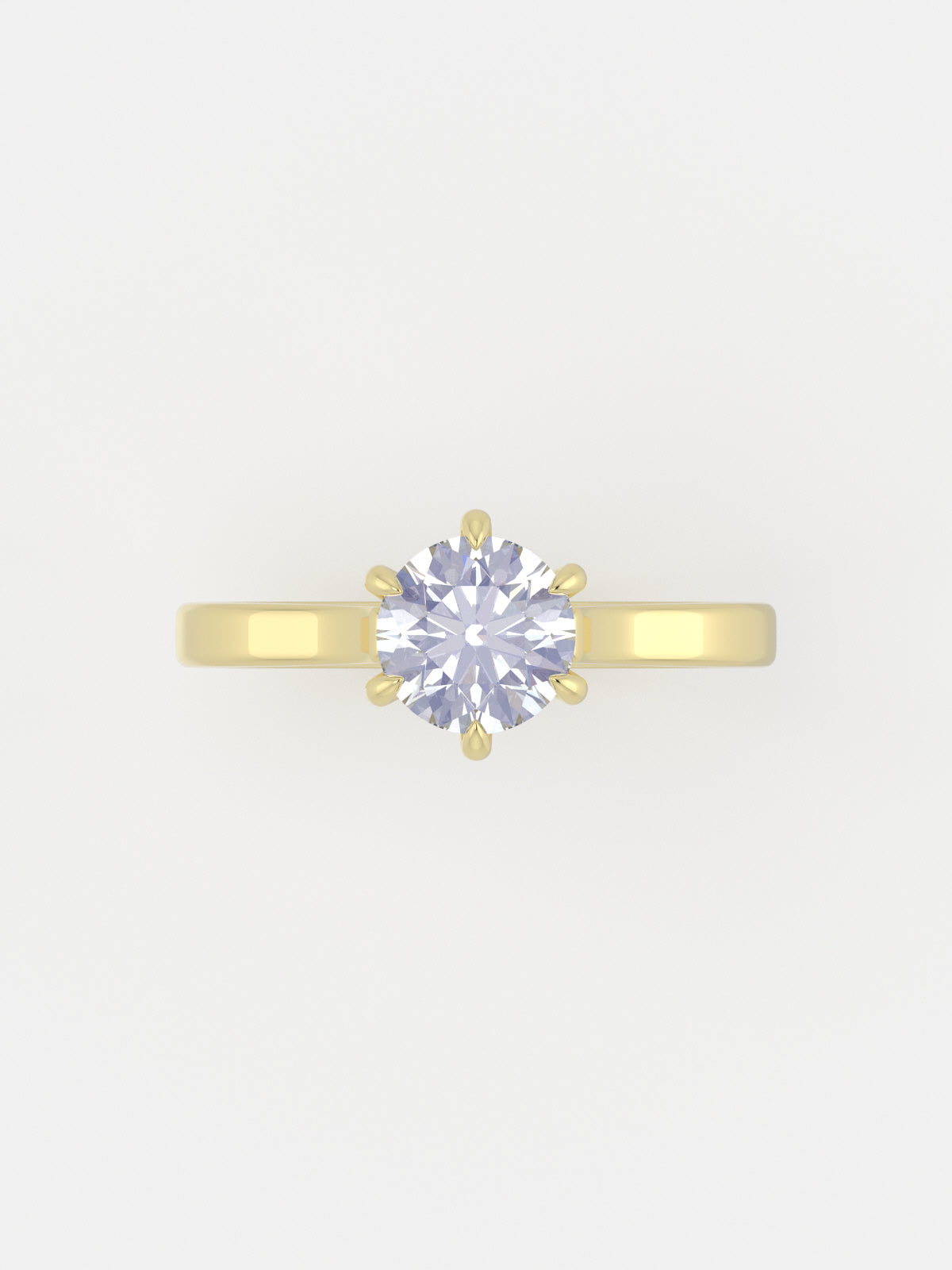 Detalle del setting del anillo Siempre, diseño de autor con proceso consciente y proporciones elegantes.