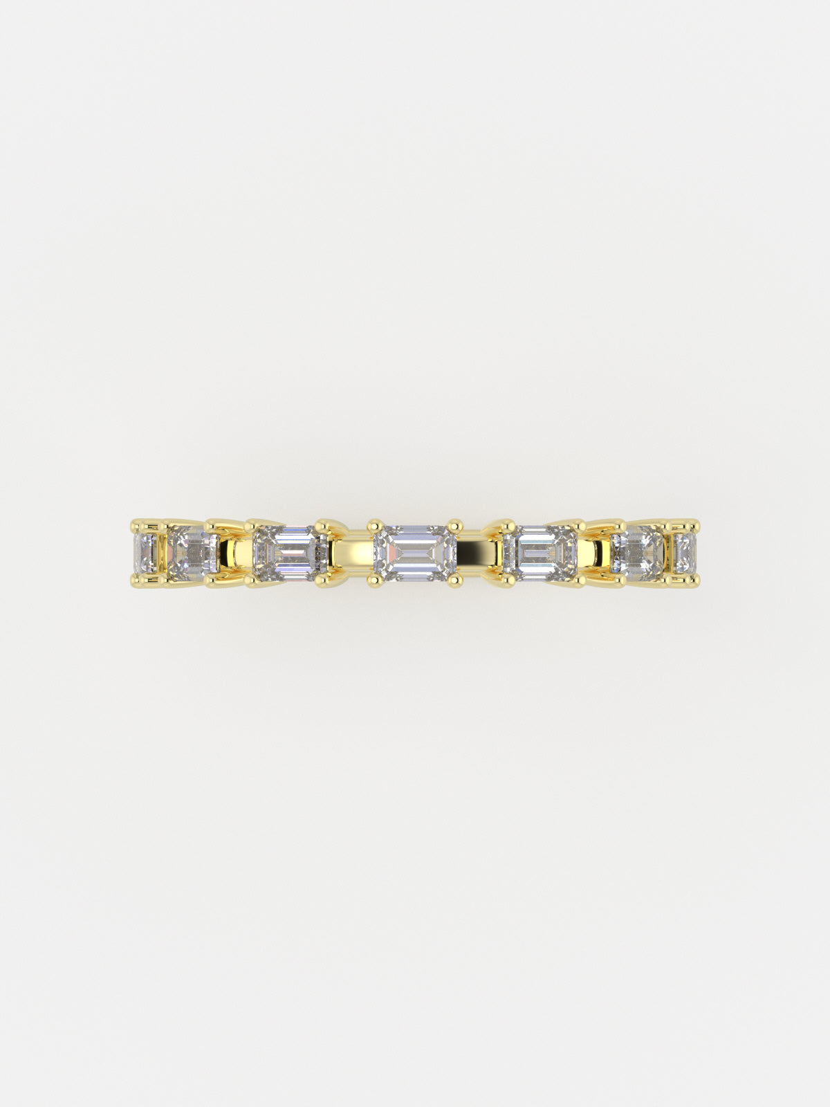 churumbela desde arriba con 7 diamantes en oro amarillo